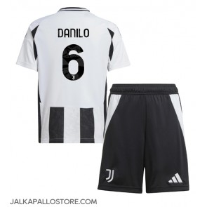 Juventus Danilo Luiz #6 Kotipaita Lapsille 2024-25 Lyhythihainen (+ shortsit)